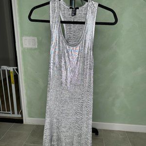 Silver Mini Dress
